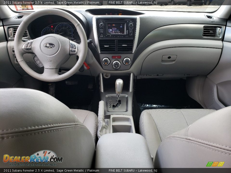 2011 Subaru Forester 2.5 X Limited Sage Green Metallic / Platinum Photo #24