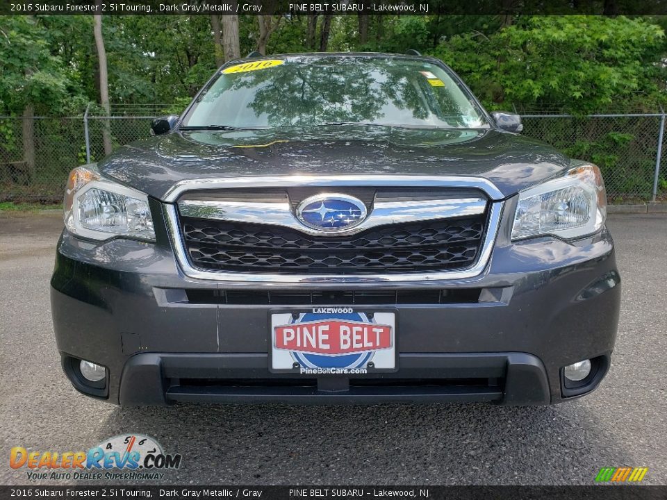 2016 Subaru Forester 2.5i Touring Dark Gray Metallic / Gray Photo #2