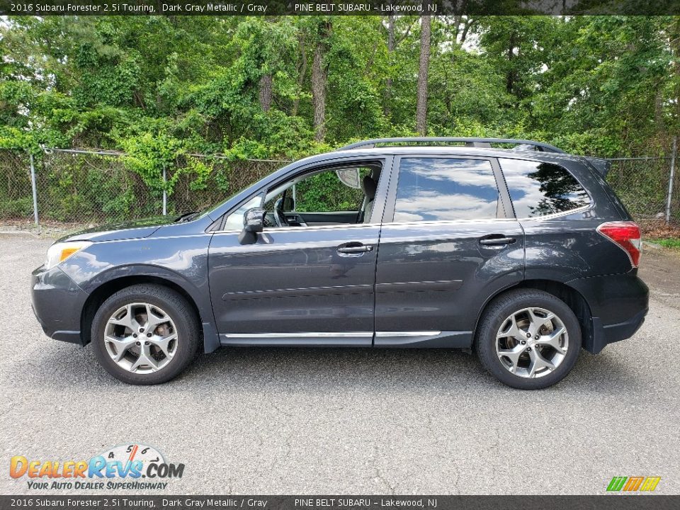 2016 Subaru Forester 2.5i Touring Dark Gray Metallic / Gray Photo #4