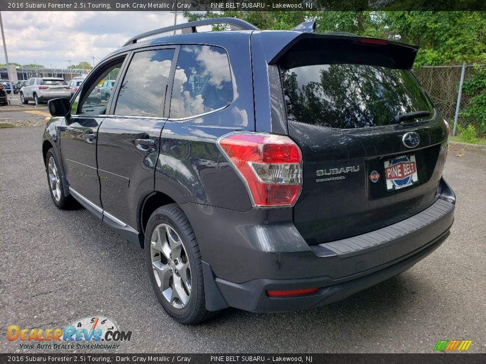 2016 Subaru Forester 2.5i Touring Dark Gray Metallic / Gray Photo #5