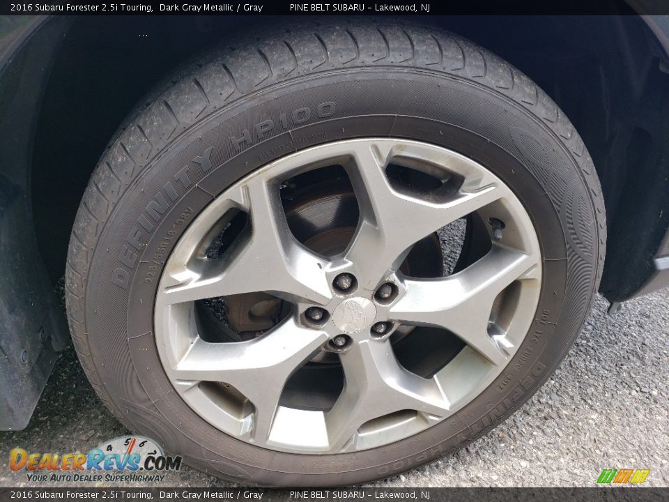 2016 Subaru Forester 2.5i Touring Dark Gray Metallic / Gray Photo #9