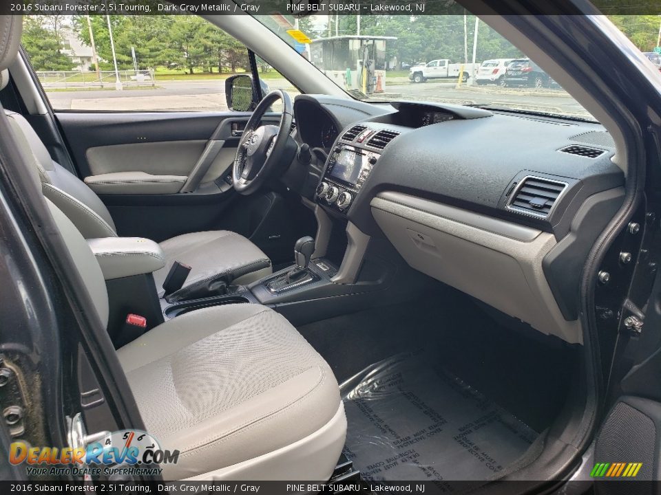 2016 Subaru Forester 2.5i Touring Dark Gray Metallic / Gray Photo #11