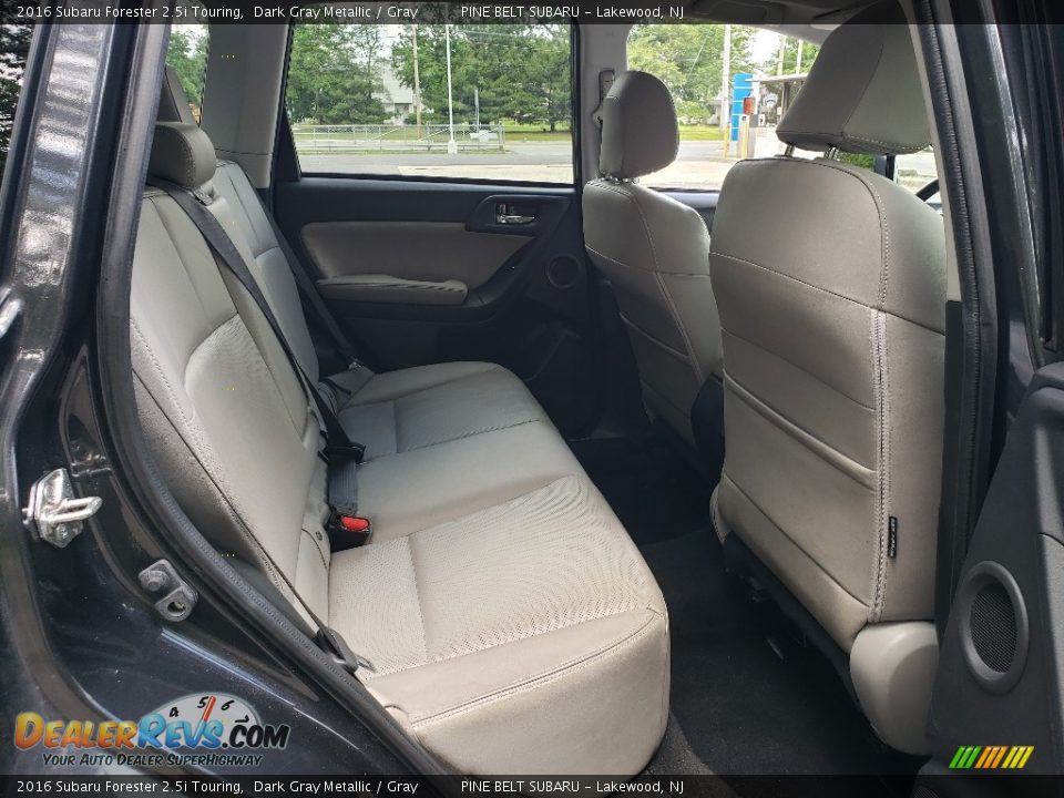 2016 Subaru Forester 2.5i Touring Dark Gray Metallic / Gray Photo #12