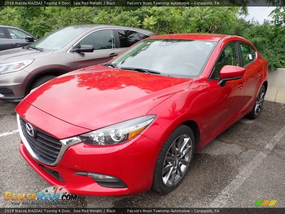 2018 Mazda MAZDA3 Touring 4 Door Soul Red Metallic / Black Photo #1