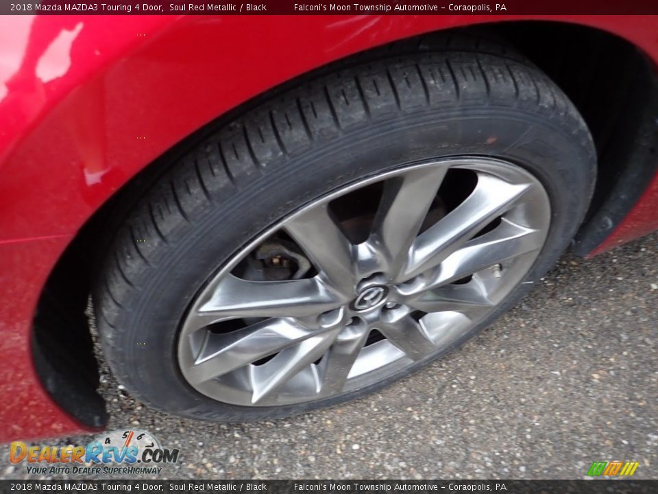 2018 Mazda MAZDA3 Touring 4 Door Soul Red Metallic / Black Photo #2