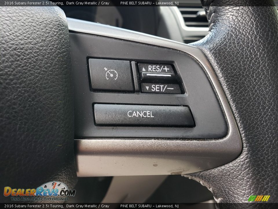 2016 Subaru Forester 2.5i Touring Dark Gray Metallic / Gray Photo #17