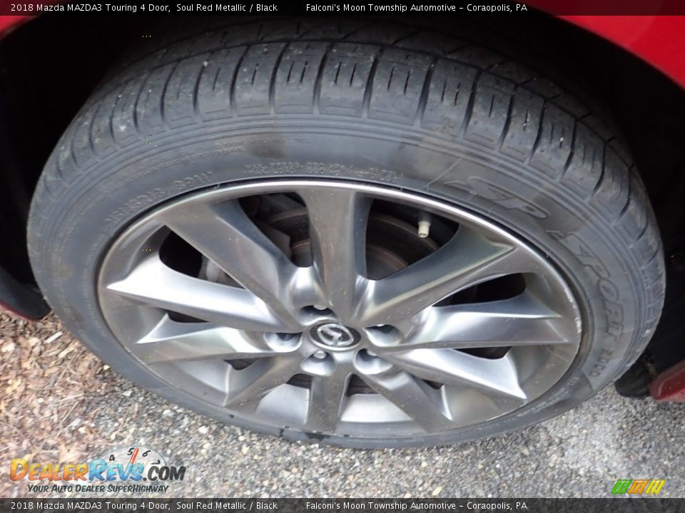 2018 Mazda MAZDA3 Touring 4 Door Soul Red Metallic / Black Photo #5