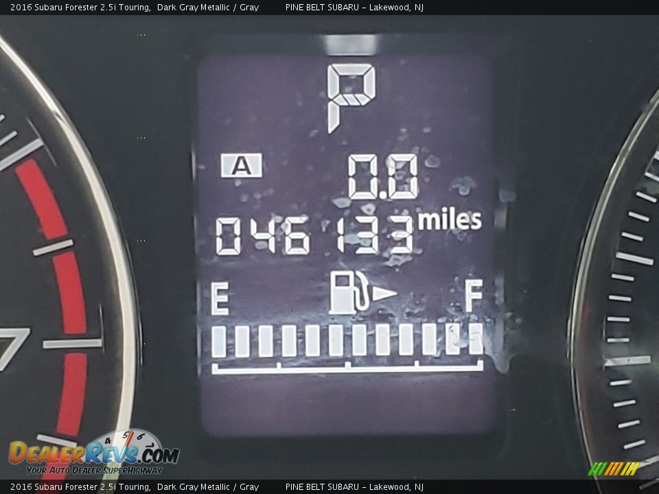 2016 Subaru Forester 2.5i Touring Dark Gray Metallic / Gray Photo #19