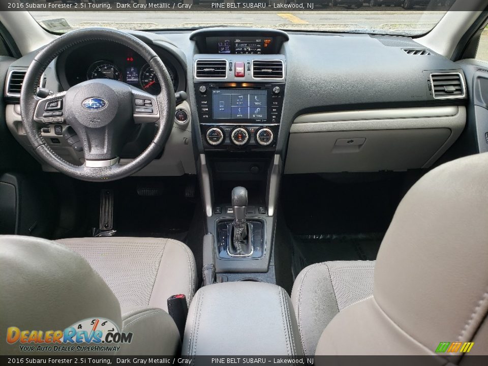 2016 Subaru Forester 2.5i Touring Dark Gray Metallic / Gray Photo #23