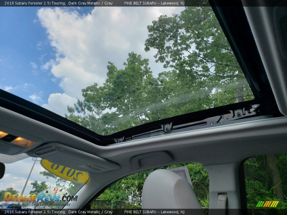 2016 Subaru Forester 2.5i Touring Dark Gray Metallic / Gray Photo #24
