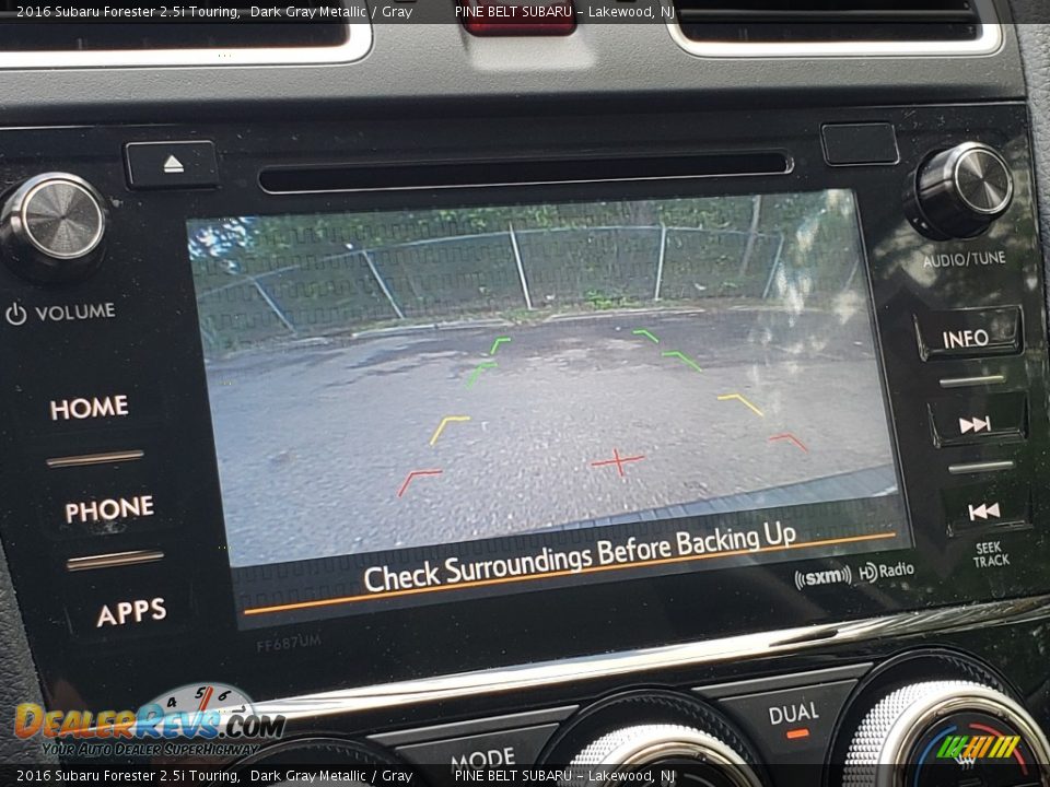 2016 Subaru Forester 2.5i Touring Dark Gray Metallic / Gray Photo #25