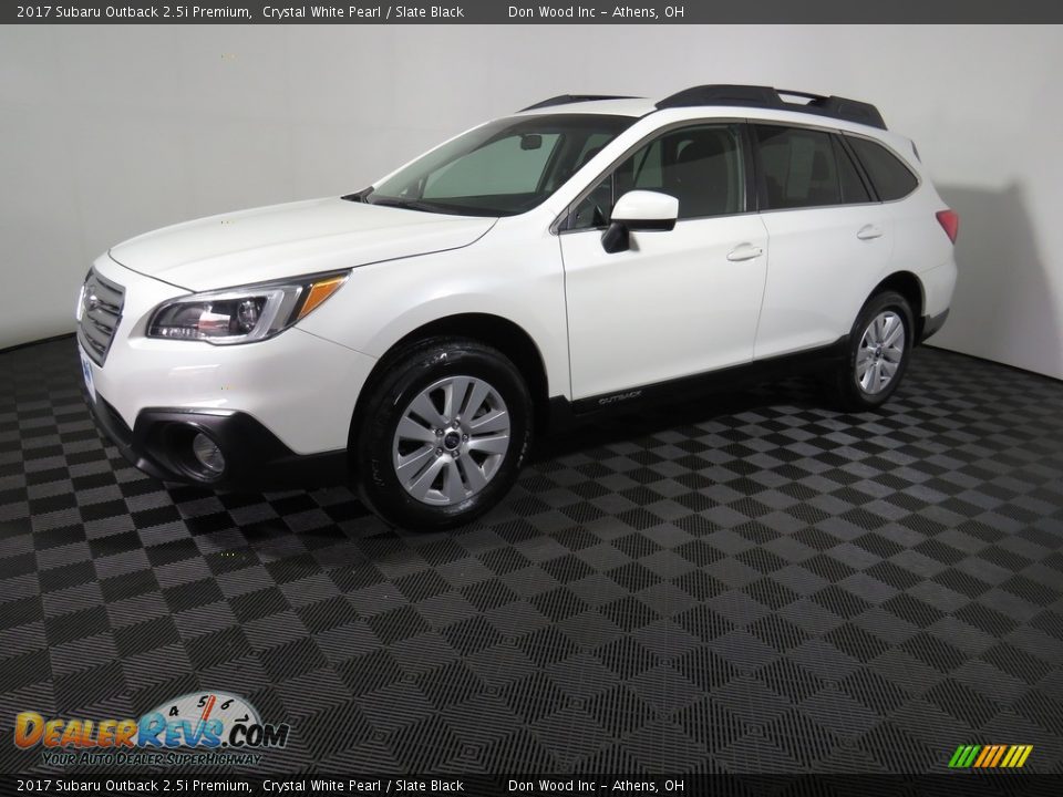 2017 Subaru Outback 2.5i Premium Crystal White Pearl / Slate Black Photo #7