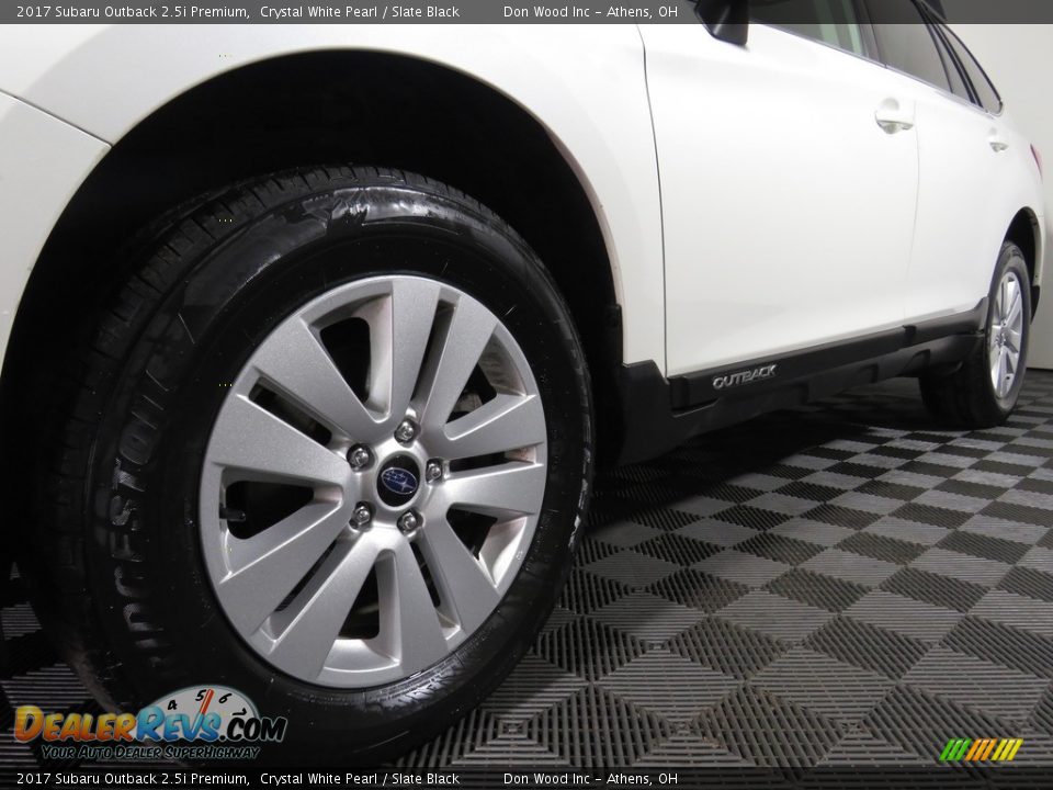 2017 Subaru Outback 2.5i Premium Crystal White Pearl / Slate Black Photo #8