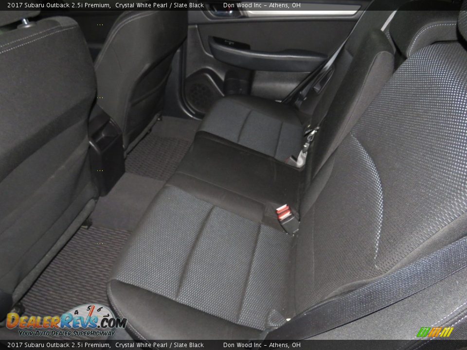 2017 Subaru Outback 2.5i Premium Crystal White Pearl / Slate Black Photo #26