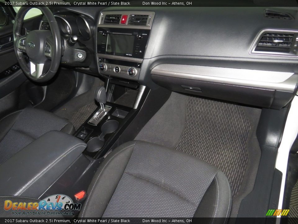 2017 Subaru Outback 2.5i Premium Crystal White Pearl / Slate Black Photo #31