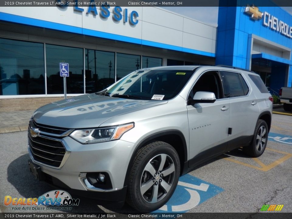 2019 Chevrolet Traverse LT AWD Silver Ice Metallic / Jet Black Photo #1