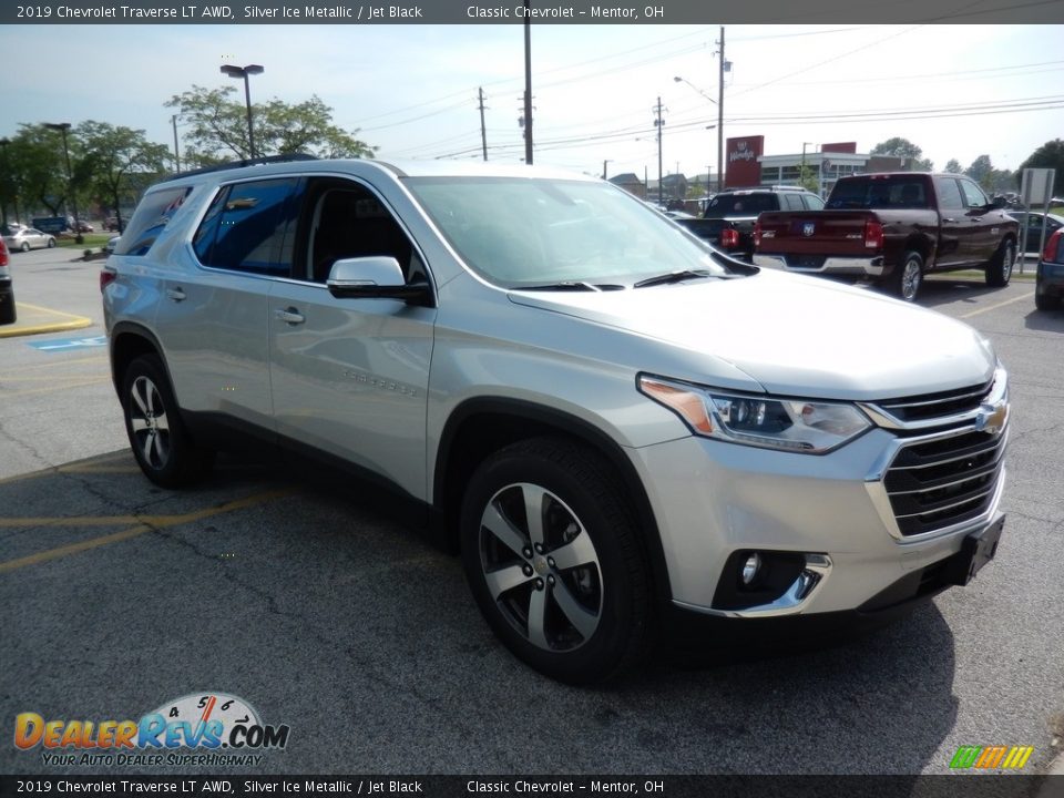 2019 Chevrolet Traverse LT AWD Silver Ice Metallic / Jet Black Photo #3