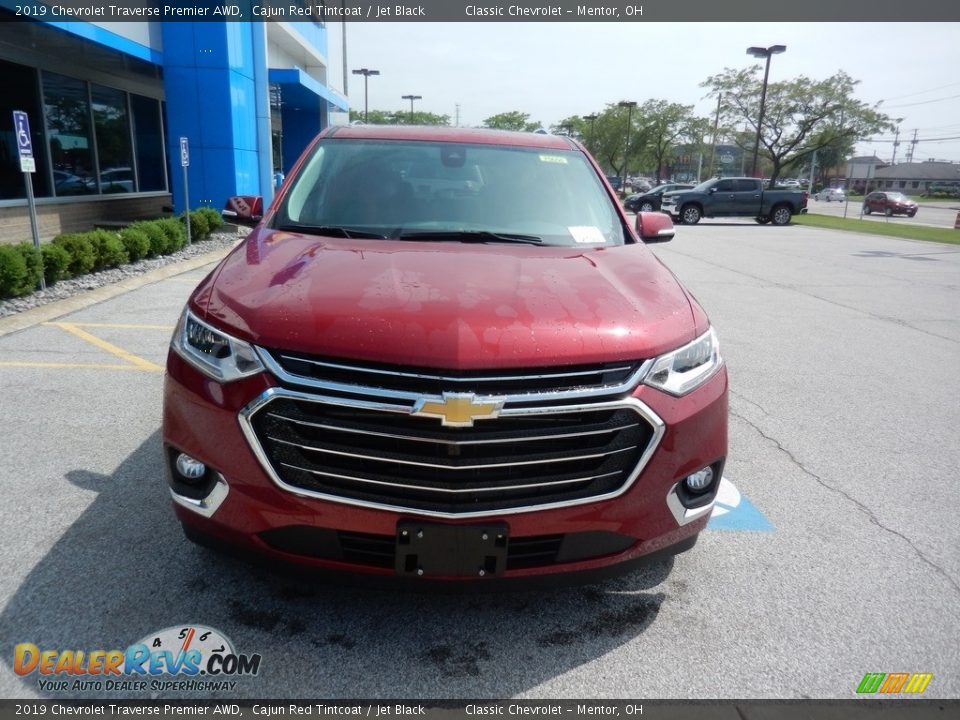 2019 Chevrolet Traverse Premier AWD Cajun Red Tintcoat / Jet Black Photo #2