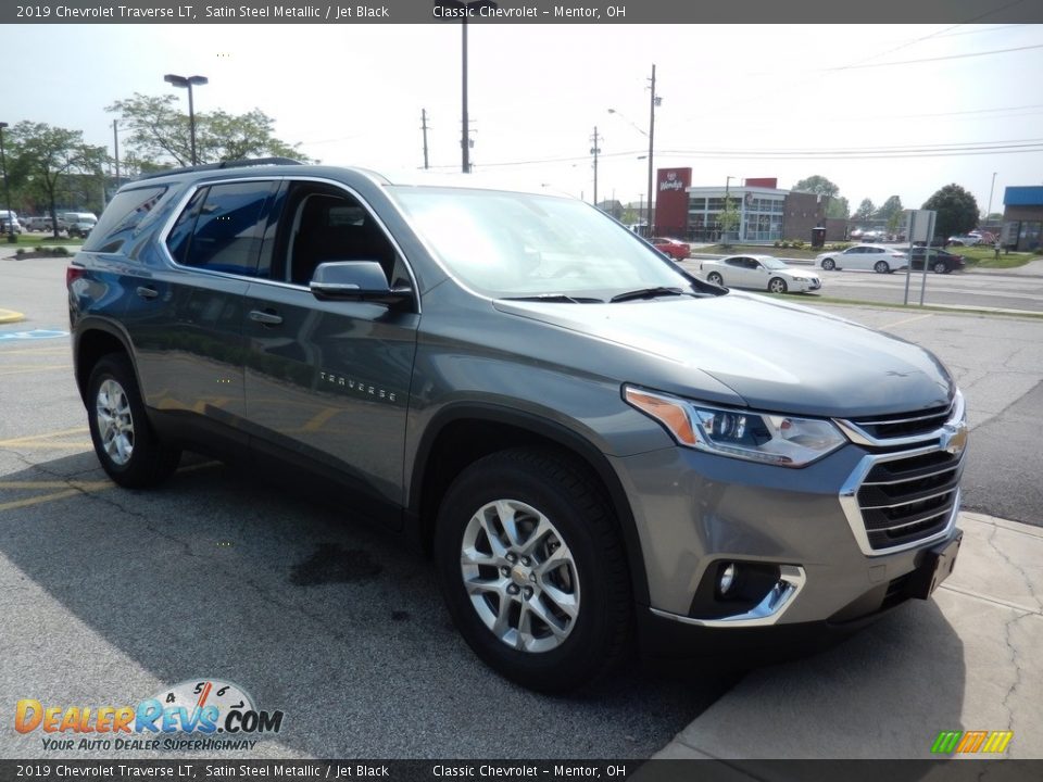 2019 Chevrolet Traverse LT Satin Steel Metallic / Jet Black Photo #3