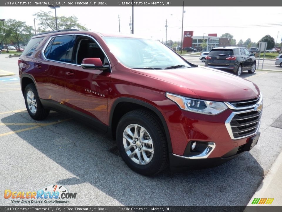 2019 Chevrolet Traverse LT Cajun Red Tintcoat / Jet Black Photo #3