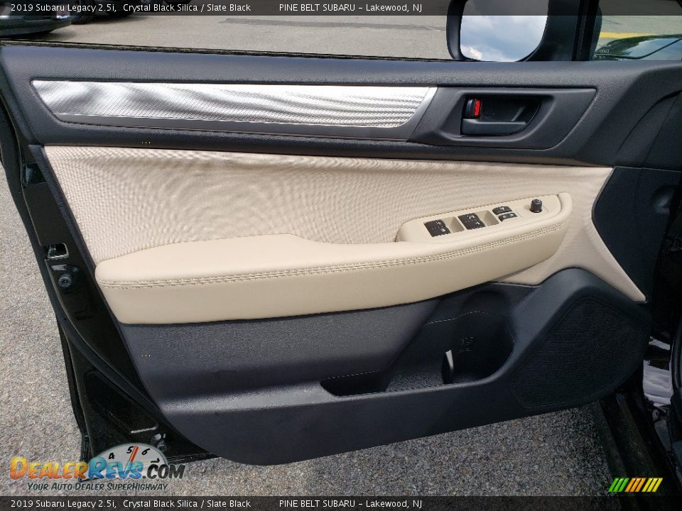 2019 Subaru Legacy 2.5i Crystal Black Silica / Slate Black Photo #7