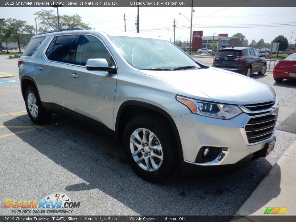2019 Chevrolet Traverse LT AWD Silver Ice Metallic / Jet Black Photo #3