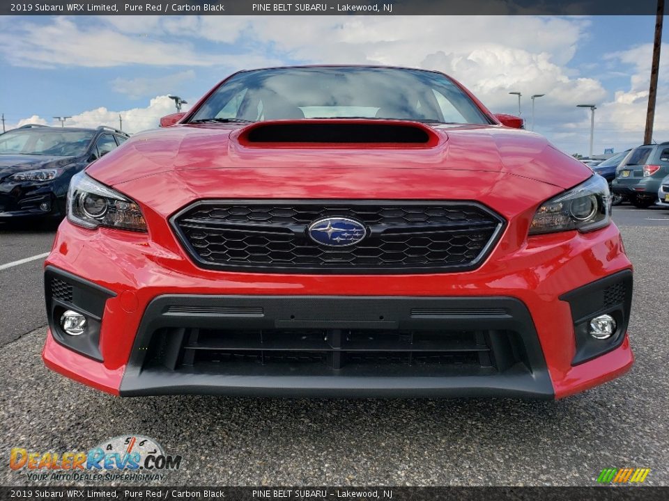 2019 Subaru WRX Limited Pure Red / Carbon Black Photo #2