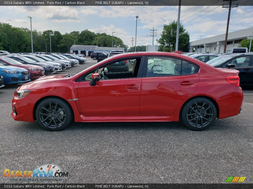 Pure Red 2019 Subaru WRX Limited Photo #3