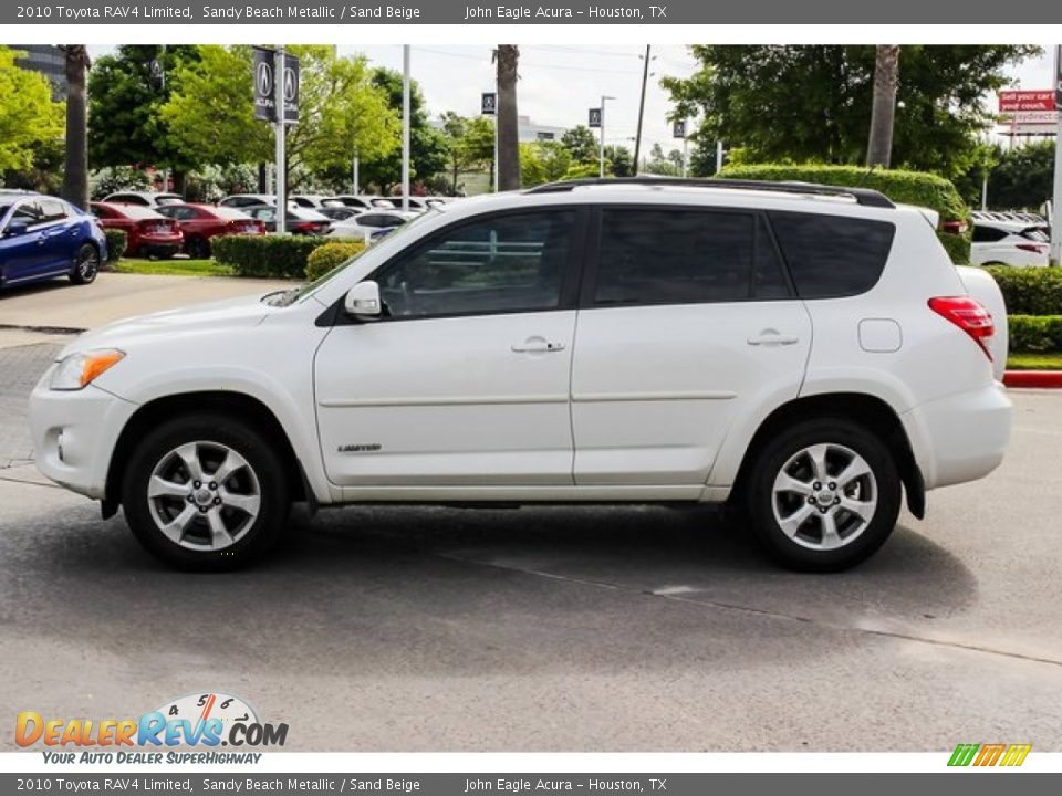 2010 Toyota RAV4 Limited Sandy Beach Metallic / Sand Beige Photo #4