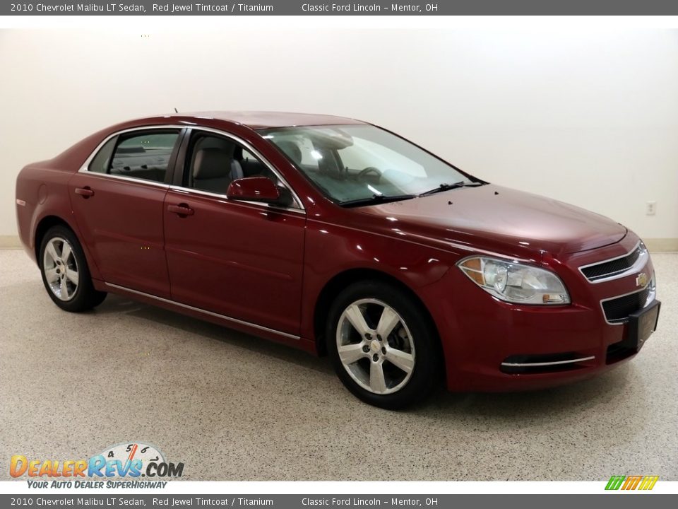 2010 Chevrolet Malibu LT Sedan Red Jewel Tintcoat / Titanium Photo #1