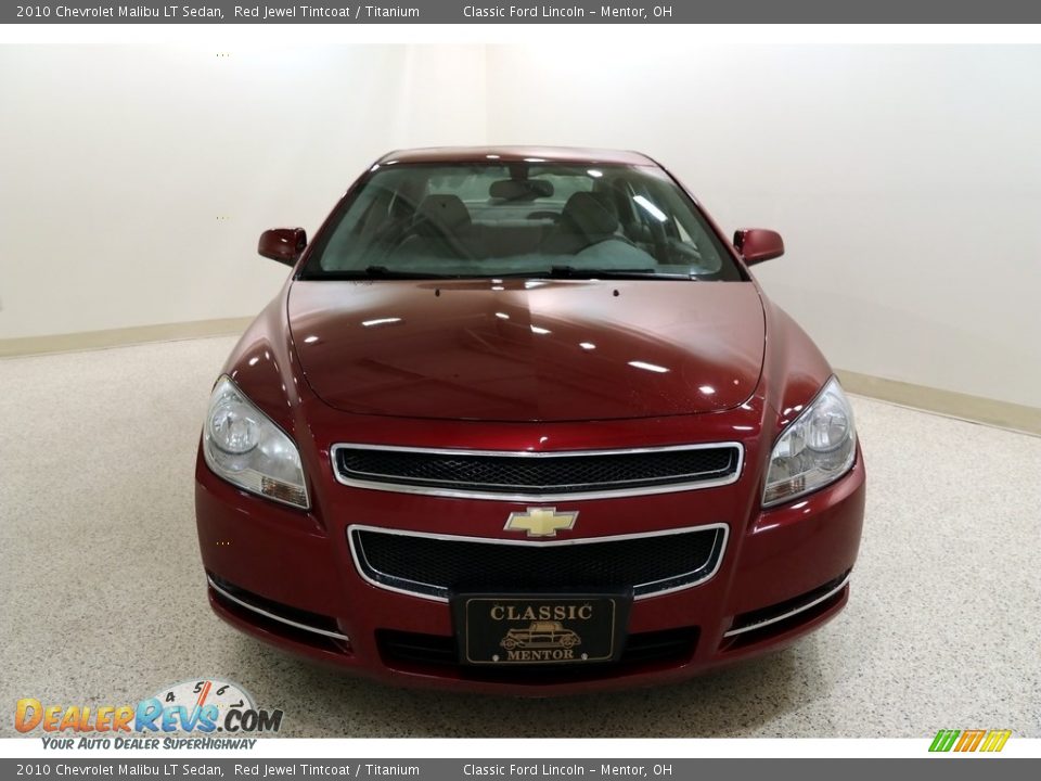 2010 Chevrolet Malibu LT Sedan Red Jewel Tintcoat / Titanium Photo #2
