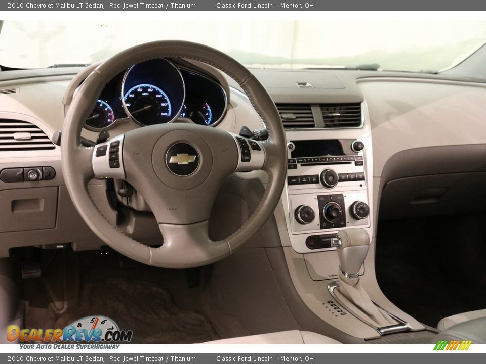 2010 Chevrolet Malibu LT Sedan Red Jewel Tintcoat / Titanium Photo #6