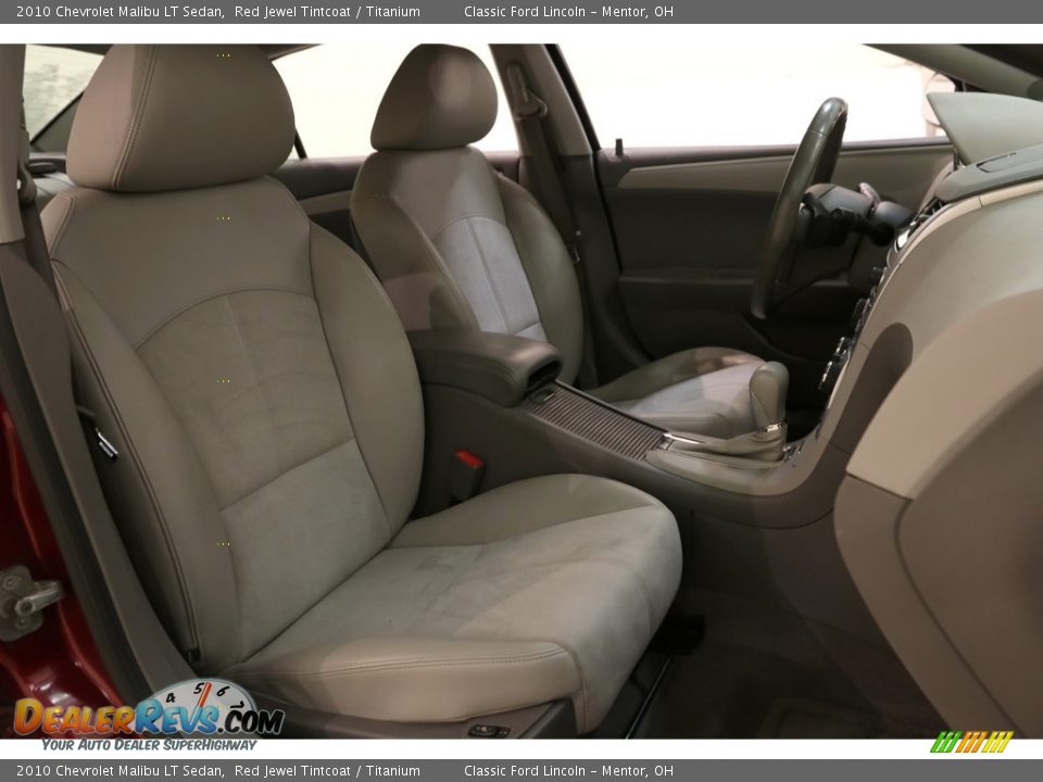 2010 Chevrolet Malibu LT Sedan Red Jewel Tintcoat / Titanium Photo #12