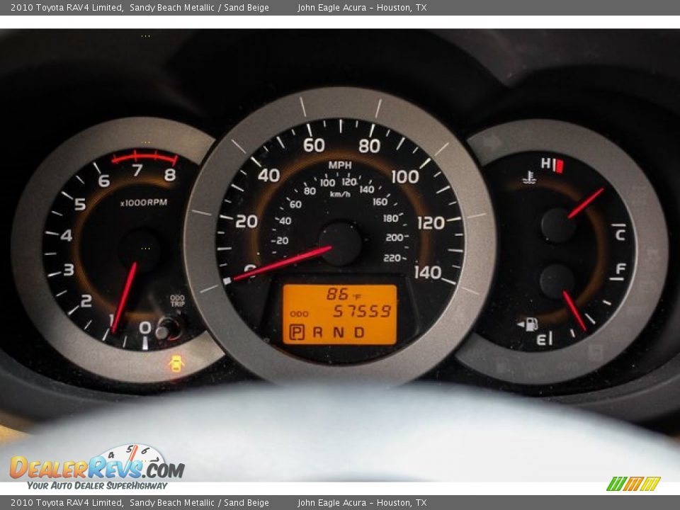 2010 Toyota RAV4 Limited Sandy Beach Metallic / Sand Beige Photo #32