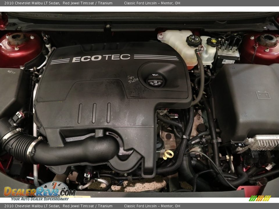 2010 Chevrolet Malibu LT Sedan Red Jewel Tintcoat / Titanium Photo #16