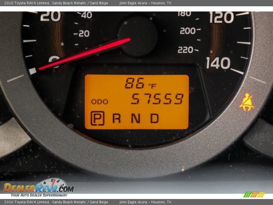 2010 Toyota RAV4 Limited Sandy Beach Metallic / Sand Beige Photo #33