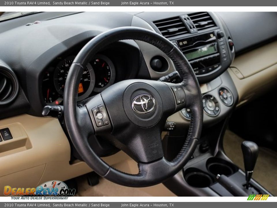 2010 Toyota RAV4 Limited Sandy Beach Metallic / Sand Beige Photo #35