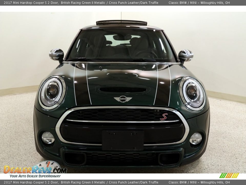 2017 Mini Hardtop Cooper S 2 Door British Racing Green II Metallic / Cross Punch Leather/Dark Truffle Photo #2