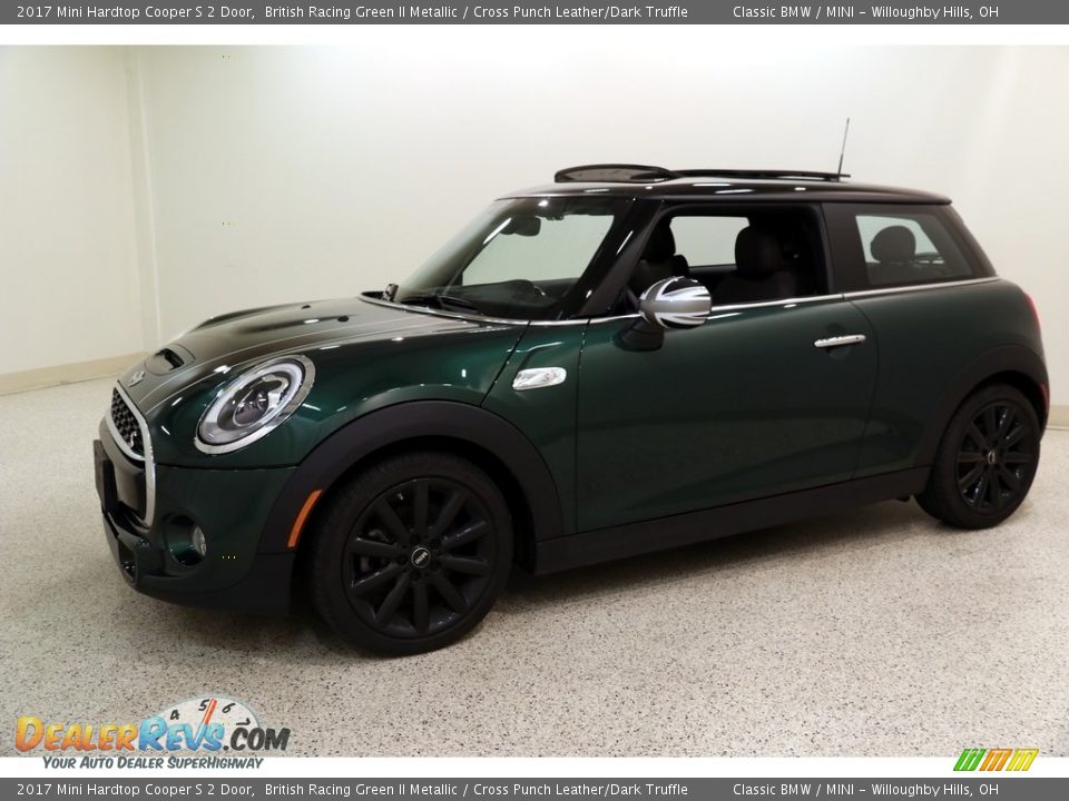 2017 Mini Hardtop Cooper S 2 Door British Racing Green II Metallic / Cross Punch Leather/Dark Truffle Photo #3