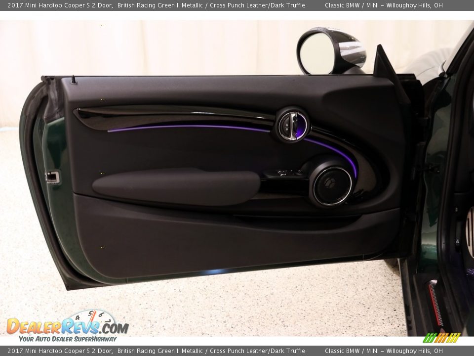 2017 Mini Hardtop Cooper S 2 Door British Racing Green II Metallic / Cross Punch Leather/Dark Truffle Photo #4