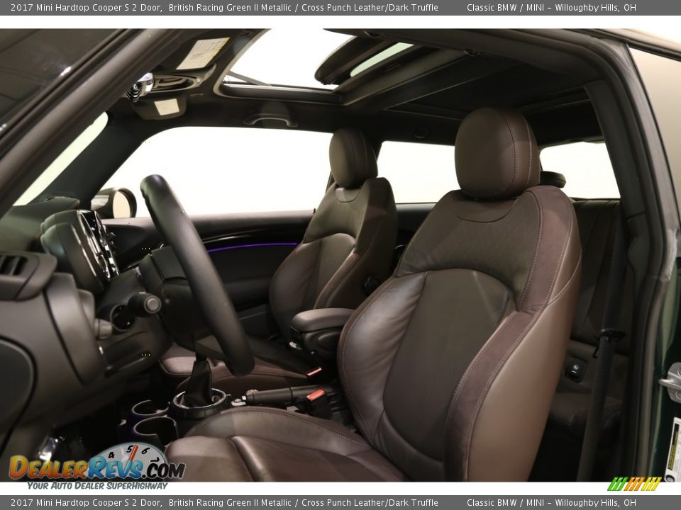 2017 Mini Hardtop Cooper S 2 Door British Racing Green II Metallic / Cross Punch Leather/Dark Truffle Photo #5