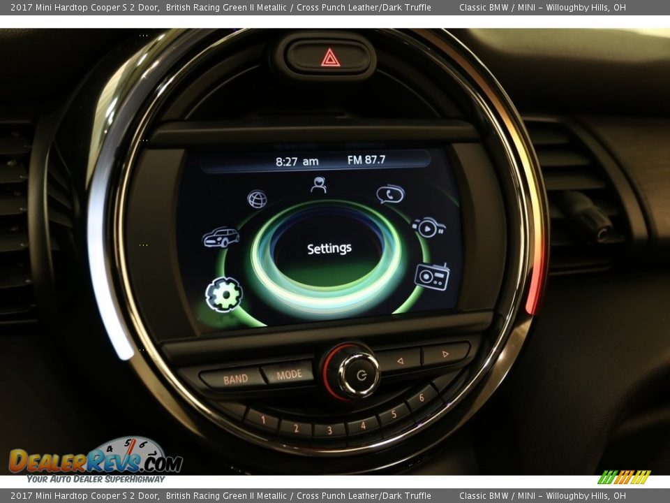 2017 Mini Hardtop Cooper S 2 Door British Racing Green II Metallic / Cross Punch Leather/Dark Truffle Photo #8