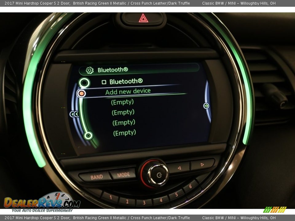2017 Mini Hardtop Cooper S 2 Door British Racing Green II Metallic / Cross Punch Leather/Dark Truffle Photo #11