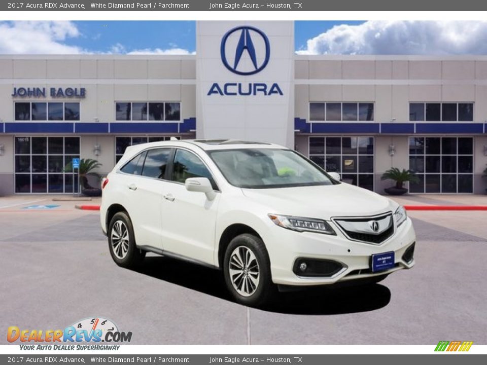 2017 Acura RDX Advance White Diamond Pearl / Parchment Photo #1