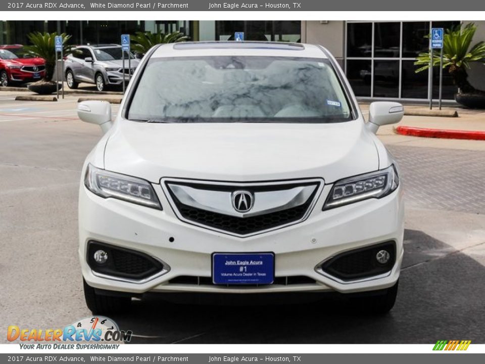 2017 Acura RDX Advance White Diamond Pearl / Parchment Photo #2