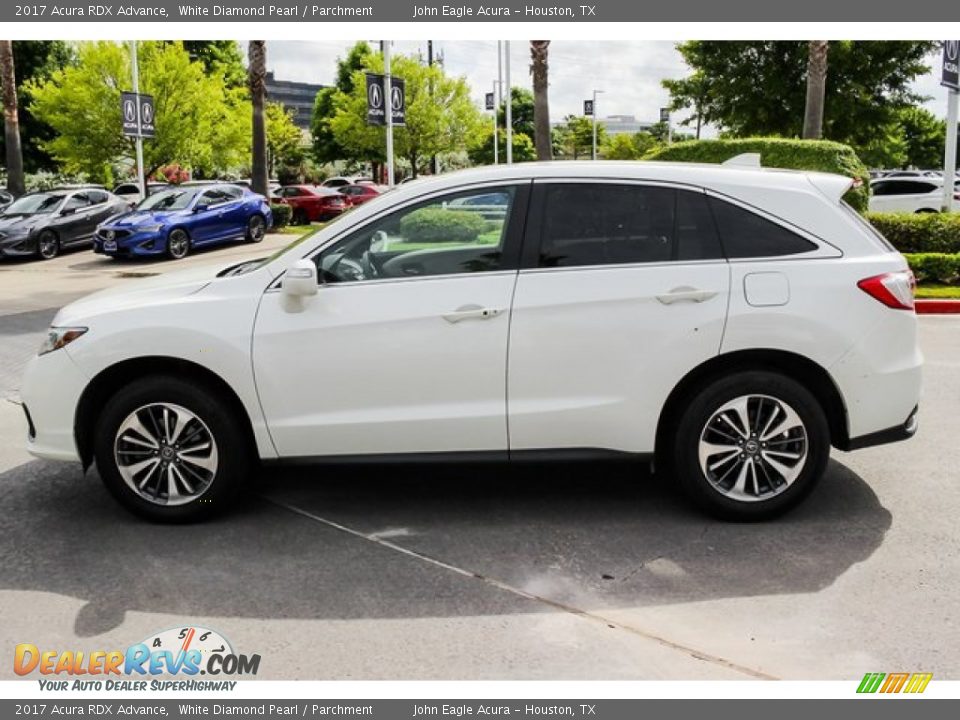 2017 Acura RDX Advance White Diamond Pearl / Parchment Photo #4