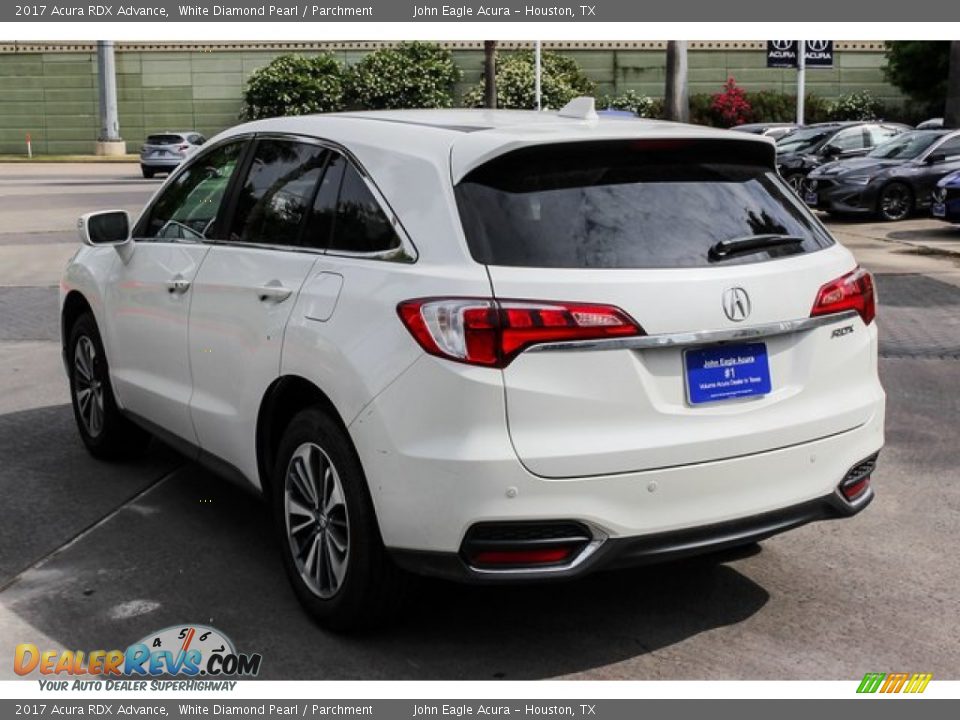 2017 Acura RDX Advance White Diamond Pearl / Parchment Photo #5