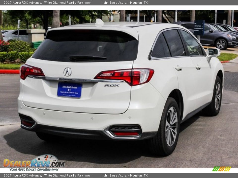 2017 Acura RDX Advance White Diamond Pearl / Parchment Photo #7
