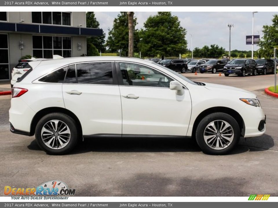 2017 Acura RDX Advance White Diamond Pearl / Parchment Photo #8