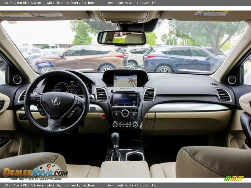 2017 Acura RDX Advance White Diamond Pearl / Parchment Photo #9